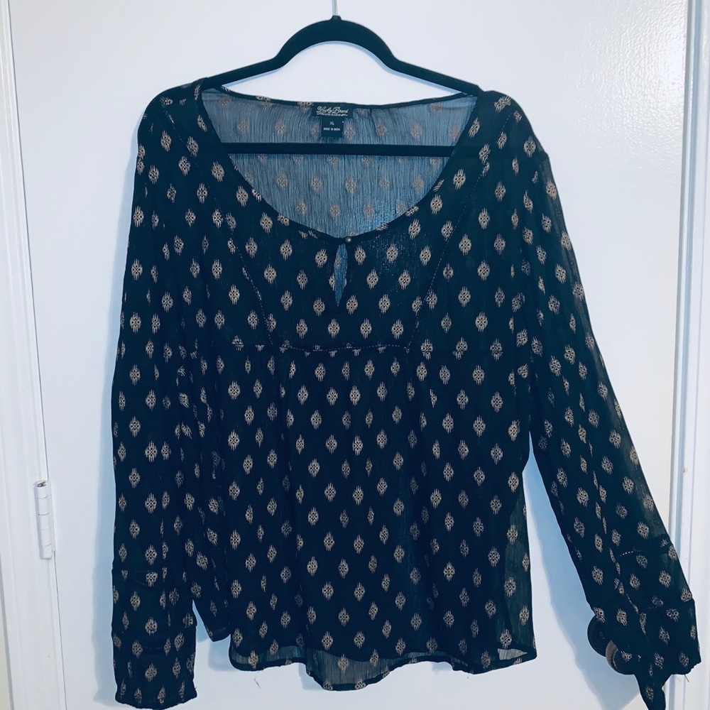 Black Lucky Brand blouse